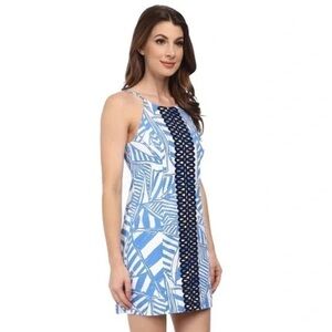 Lilly Pulitzer Annabelle Bay Blue Yacht Shift Dress